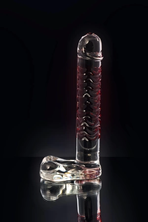 Нереалистичный фаллоимитатор Sexus Glass, 16 см